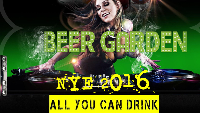 THE BEER GARDEN New Years Eve 2016 Limo Service