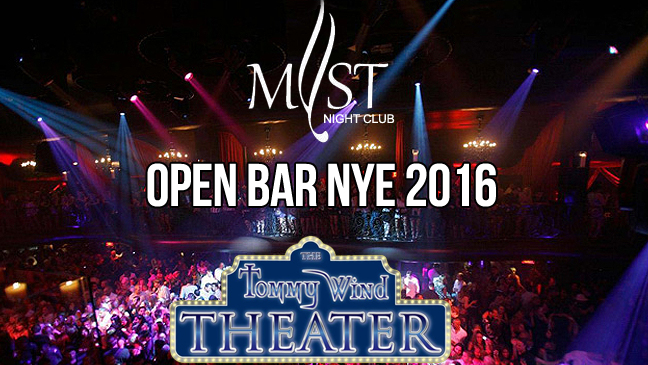 LIMO SERVICE FOR OPEN BAR NYE 2016 AT THE TOMMY WIND THEATER