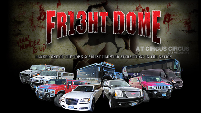 Las Vegas Limo to Fright Dome at Circus Circus