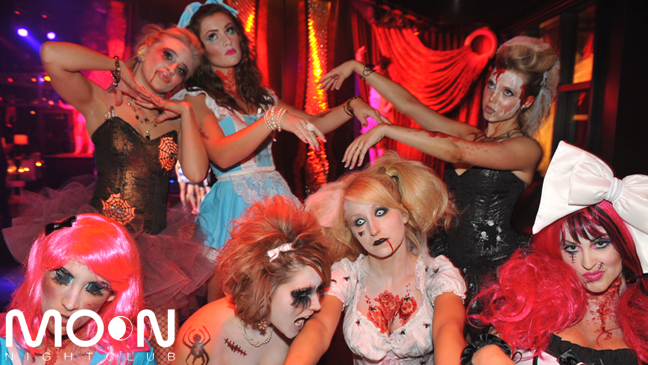 Halloween Limousine Service to Moon Nightclub at the Palms Las Vegas