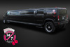 Black H-2 Hummer Limo