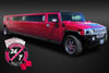 Pink H-2 Hummer Limo